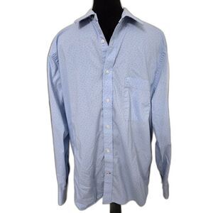 Tommy Hilfiger Stretch Long Sleeve Dress Shirt Men's Sz L (16-16.5/32-33)
